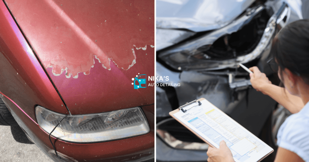 Summer Sun UV Damage to Paint